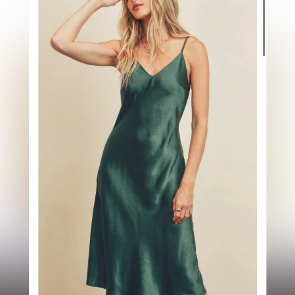 Dress Forum Piper Satin Midi Dress - Size S